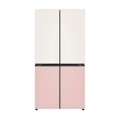 [LG] 디오스 베이직 매직스페이스   오브제컬렉션 냉장고 870L (베이지+핑크)
