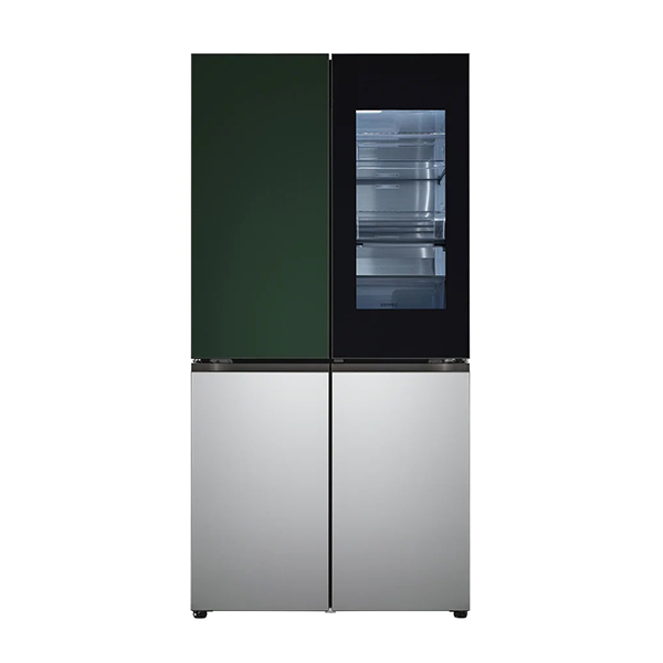 [LG] 디오스 노크온 매직스페이스   오브제컬렉션 냉장고 870L (그린+실버)