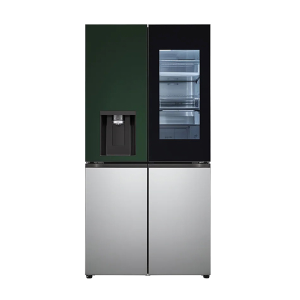 [LG] 디오스 얼음정수기냉장고   오브제컬렉션 820L (그린+실버)